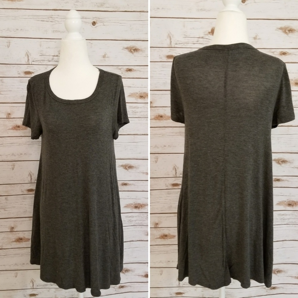 Acemi T shirt Dress - Grey